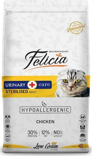 Felicia Tavuklu Kısırlaştırılmış Yetişkin Kedi Maması 2 Kg