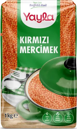 Yayla İthal Kırmızı Mercimek 1 kg