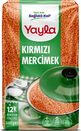 Yayla İthal Kırmızı Mercimek 500 gr