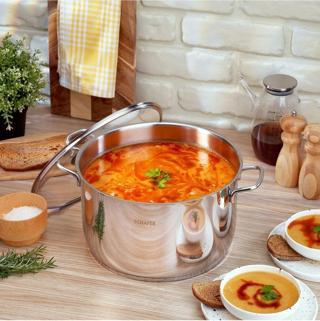 Schafer Held Çelik Derin Tencere 28 Cm-2 Parça-İnox