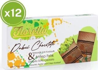 Fiorella Dubai Çikolatası 200 Gr. 12 Adet (1 Koli)
