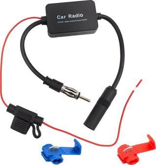 Powermaster Araç Radyo Anten Oto Sinyal Güçlendirici Kablo Teyp Fm Radyo Sinyal Yükseltici Araç Cekim Gücü Arttırma