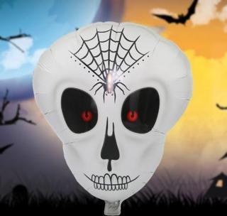 Örümcek Ağ Desenli İskelet Folyo Balon