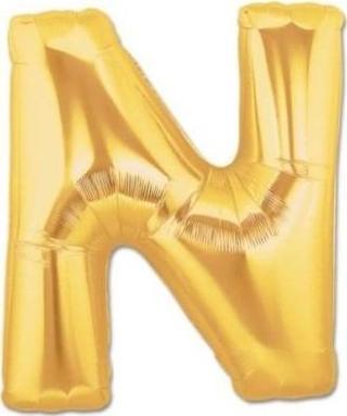 Altın Sarısı Folyo Harf Balon 1 Metre