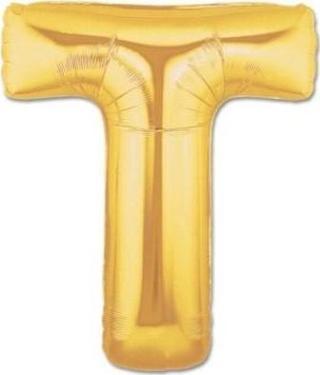 Altın Sarısı Folyo Harf Balon 1 Metre