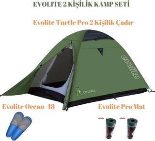 Evolite ÇADIR,TULUM, MAT İKİ KİŞİLİK KAMP SETİ