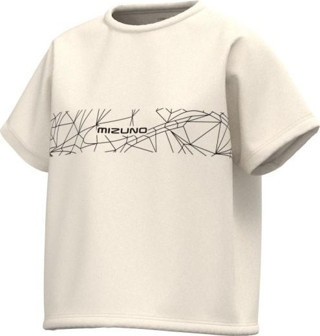 Mizuno Athletics Graphic Kadın Tişört Beyaz