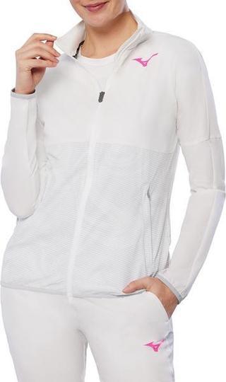 Charge Printed Jacket Kadın Yağmurluk Beyaz