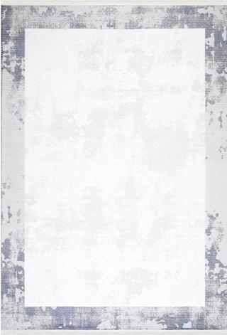 İpek Mekik Halı Lapena Gri Beyaz Modern Halı