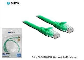 S-lınk Sl-cat606gr Cat6 Patch 60cm Kablo (yeşil)