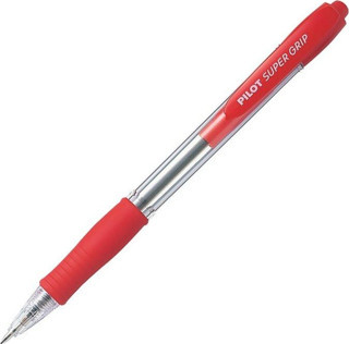 PİLOT BPGP SÜPER GRİP TÜKENMEZ KALEM 0.7 KIRMIZI