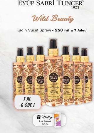 7 AL 6 ÖDE Eyüp Sabri Tuncer Vücut Spreyi Wild Beauty 250 ml, Pamuk Hediyeli
