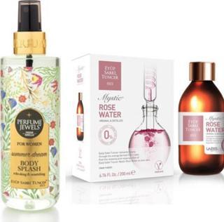 Eyüp Sabri Tuncer Mistik Gül Suyu Cam Şişe 200 ml ve Summer Drem Vücut Spreyi 250 ML
