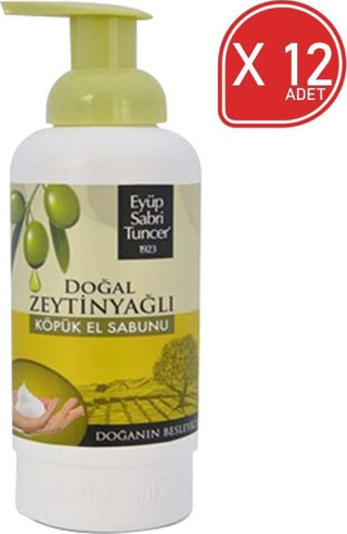 Eyüp Sabri Tuncer Zeytinyağlı Köpük El Sabunu 500 ml x 12