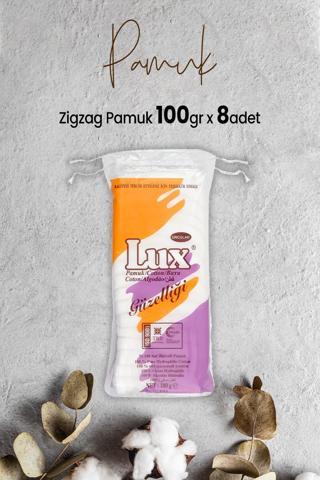 Lux Zigzag Pamuk 100 gr x 8 Adet