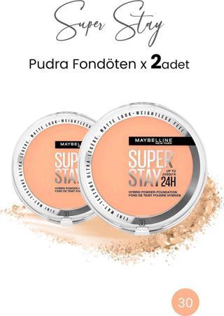 Maybelline New York Superstay Hibrit Pudra-Fondöten 30  x 2 Adet