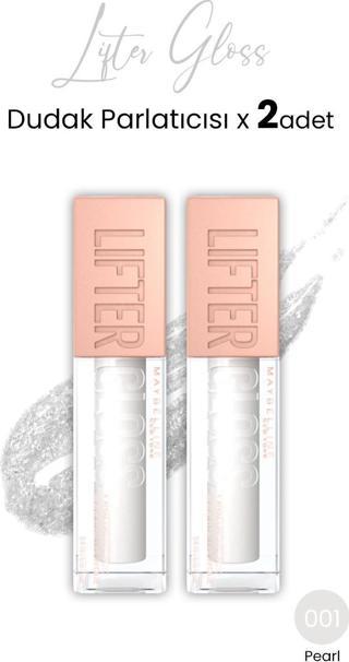 Maybelline New York Lifter Gloss Dudak Parlatıcısı 001 Pearl x 2 adet
