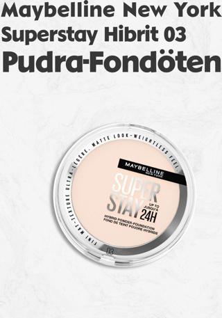 Maybelline Superstay Hibrit Pudra Fondöten - 03
