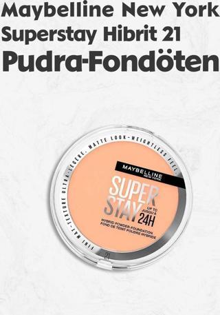 Maybelline Superstay Hibrit Pudra Fondöten - 21