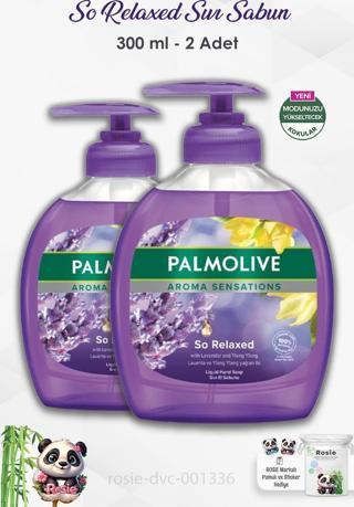 2'li Set Palmolive Aroma Sensations So Relaxed Sıvı Sabun 300 ml ve ROSIE 