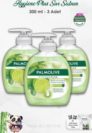 3'lü Set Palmolive Hygiene Plus Koku Giderici Sıvı Sabun 300 ml ve ROSIE 