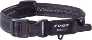 Rogz Air Tech Halsband Zwart Köpek Boyun Tasması Medium