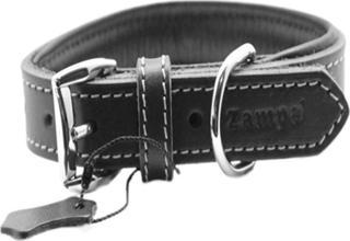 Zampa Yumuşak Dokulu Gerçek Deri Tribeca Köpek Boyun Tasması Siyah 4x72 Cm