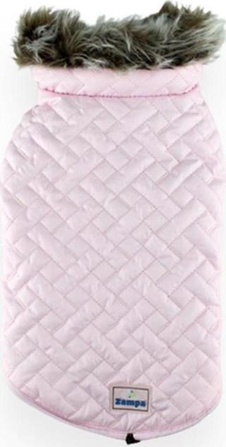 Zampa Supreme Yakalı Kürklü Mont Pembe 2XSmall