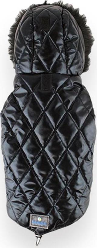 Zampa Shiny Kapüşonlu Mont Siyah Small