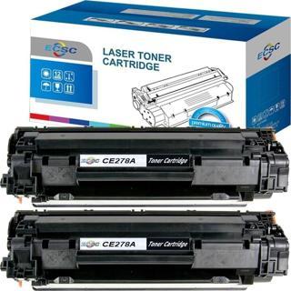 Canon Crg728/278A Toner/Hp Laserjet Pro M1536Dnf P1566 P1606Dn Ce278A (Black 2-Pack)
