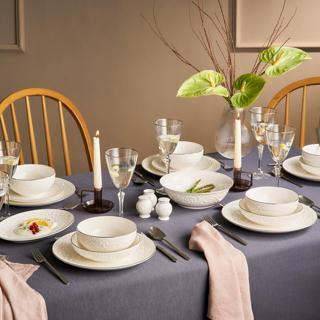 İstanbul Porselen Mahra 18 Parça Yemek Takımı