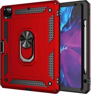  Ipad Pro 2020/21/22 12.9 4. Nesil 5.nesil Yüzüklü Standlı Armor Zırh Vega Ultra Koruma
