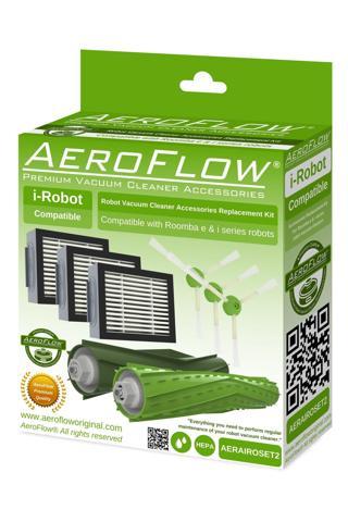 Aeroflow Orijinal I-Robot Roomba E5 Serisi Robot Süpürge Aksesuar Seti (Garantili)