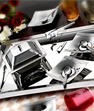 Evimsaray Gözde Çay Seti Saten 28 Parça