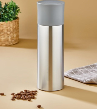 Cooker CKR-2056 Gri 400 ML Bardaklı Paslanmaz Çelik Termos
