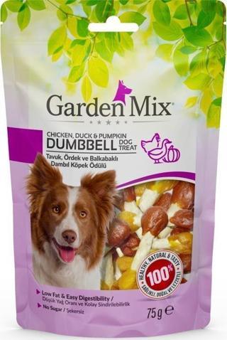 Garden Mix Tavuk Ördek Ve Balkabaklı Dambıl Köpek Ödülü 75 Gr