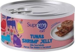Supreme Cat Jöleli Parça Etli Ton Balık Ve Karidesli Kedi Konservesi 85 Gr.