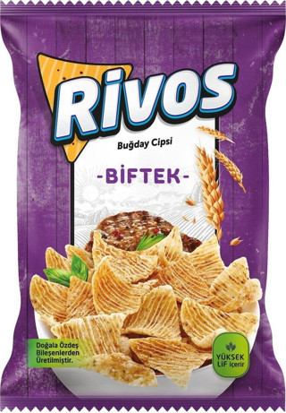Haşiroğlu Rivos Biftek Buğday Cips 56 G