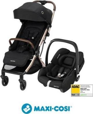 Maxi-Cosi Eva-Cabriofix I-Size Otomatik Katlanan Seyahat Sistem Kompakt Bebek Arabası Gold-Black