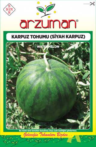 SİYAH KARPUZ TOHUMU 10 GR ORT 100 AD TOHUM