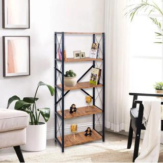 Rmd Shop London 5 Raflı Metal Ayaklı Dekoratif Kitaplık