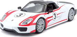 Bburago 1:24 Porsche 918 Spyder Model Araba