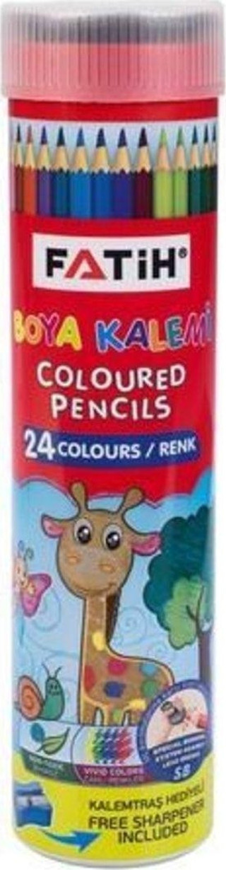 Kuru Boya Tüplü Tam Boy 24 Renk