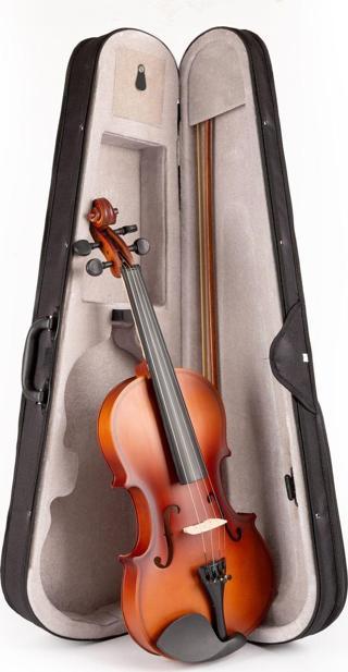 Köhner VL-044M Başlangıç Kemanı 3/4 Üç Çeyrek Boy (Mat) - 9-11 Yaş