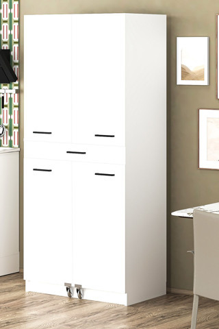 Fly Mobilya Misa Çok Amaçlı Çekmeceli Kahve Köşesi, Kiler Dolabı, Mutfak Erzak Dolabı