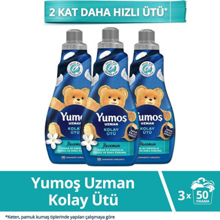 Yumoş Uzman Kolay Ütü Konsantre Yumuşatıcı 3x1200ml