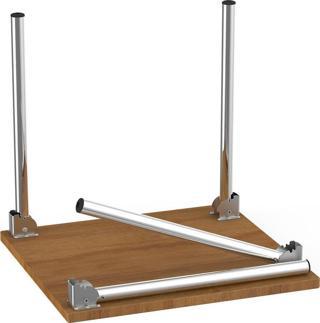 TEMPO KATLANIR MASA AYAĞI KROM ÇAP 42