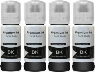 Epson 103 Ecotank L3151 Siyah Ithal Muadil Mürekkep 70 ml / 4 Adet