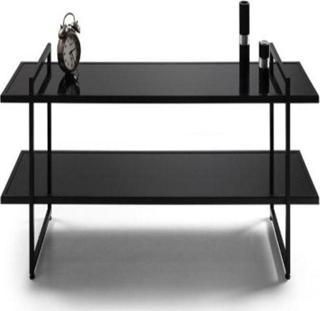 Onur Design Zuma Metal Siyah Camlı Tv Sehpası 40X100 CM