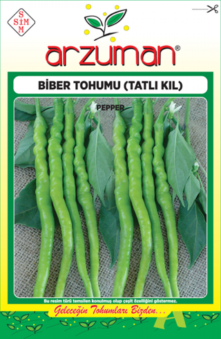 TATLI KIL BİBER TOHUMU 10 GR ORT 1200 AD TOHUM
